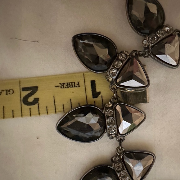 White House Black Market Black Glass Necklace - Picture 10 of 10